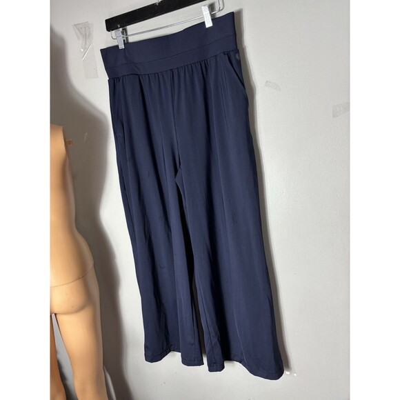 T by Talbots Out And About Pull On Active Pants L Petite Blue - Picture 11 of 11